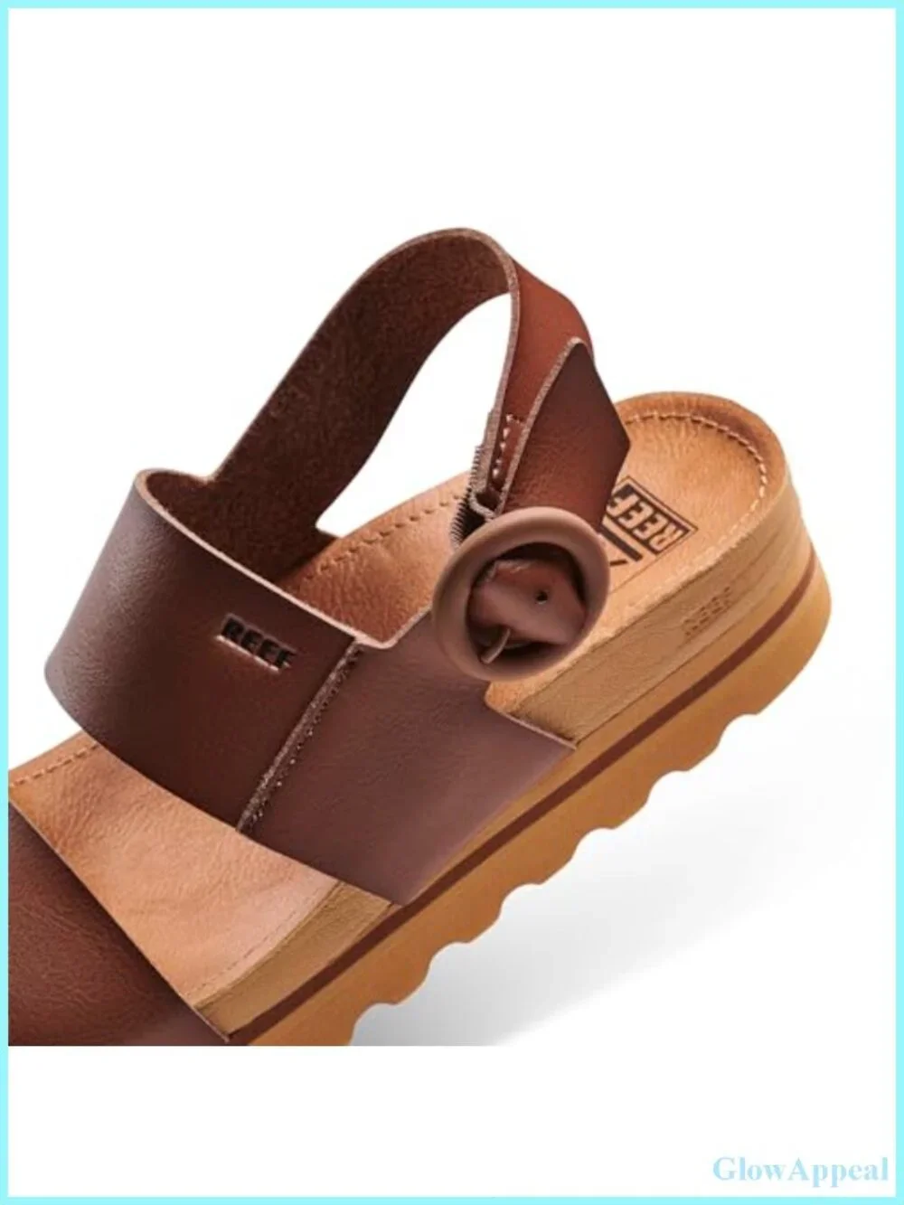 Platform Slide Sandals with Adjustable Buckle Strap